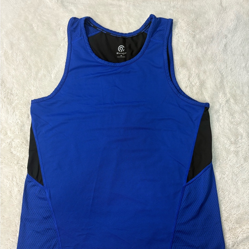 Champion Blue and Black Performance Tank